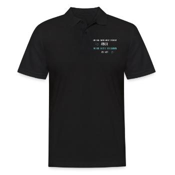 Beste Freundin Perfektion Liebe - Männer Poloshirt - Schwarz - Vorne - Kai (181cm)