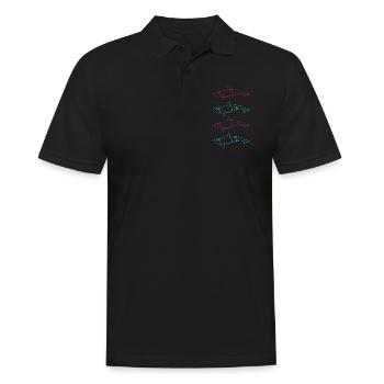Cadeau de beauté de la mer de la famille d’orques - Polo Homme - noir - Devant - Kai (181cm)