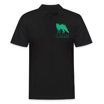 Préservez les renards - Aime notre nature sauvage - Polo Homme - noir - Devant - Kai (181cm)