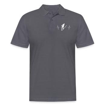 Pulsschlag der Skispringer - Männer Poloshirt - Anthrazit - Vorne - Nico (186cm)