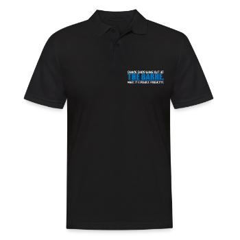 Dance Dads Hang Out At The Barre 4 - Männer Poloshirt - Schwarz - Vorne - Kai (181cm)