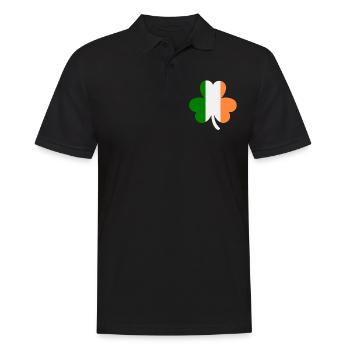 Accessoires de la Saint-Patrick Irlande Shamrock Décoration - Polo Homme - noir - Devant - Kai (181cm)