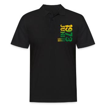 1973 juin édition limitée cadeau d’anniversaire - Polo Homme - noir - Devant - Kai (181cm)