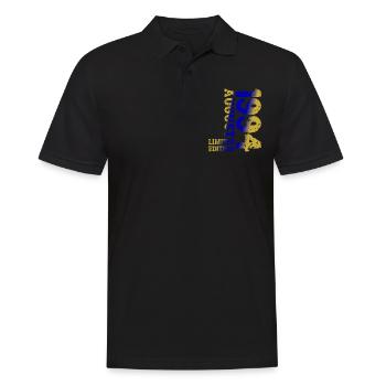 1994 August Limited Edition 29. Geburtstag Outfit - Männer Poloshirt - Schwarz - Vorne - Kai (181cm)