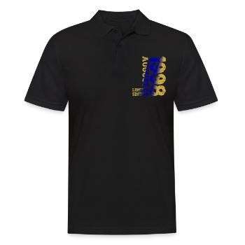 1998 Août Édition Limitée 25e Tenue d’anniversaire - Polo Homme - noir - Devant - Kai (181cm)
