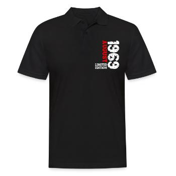 1969 Août Édition Limitée 54e Tenue d’anniversaire - Polo Homme - noir - Devant - Kai (181cm)