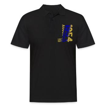 1954 August Limited Edition 69th Birthday Outfit - Men's Polo Shirt - black - Front - Kai (181cm)