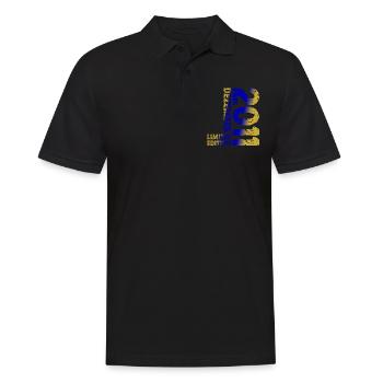 2011 Décembre Édition Limitée 12e Anniversaire Décoration - Polo Homme - noir - Devant - Kai (181cm)