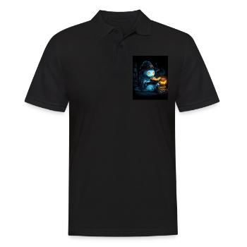 Cadeau d’Halloween Femmes Hommes Enfants Décoration - Polo Homme - noir - Devant - Kai (181cm)