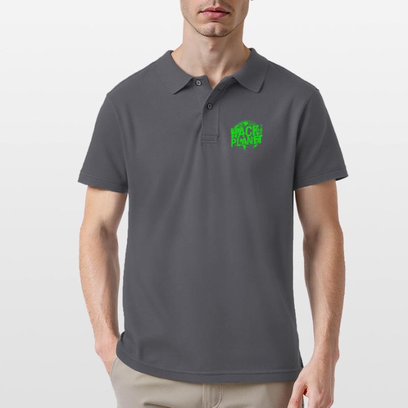 Hack the Planet Software Developer - Anonymous Men's Polo Shirt