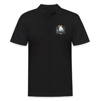 Licorne Haltérophilie Deadlift Fitness Gym - Corps - Polo Homme - noir - Devant - Kai (181cm)