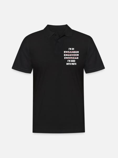 Engineer - Men's Polo Shirt - black