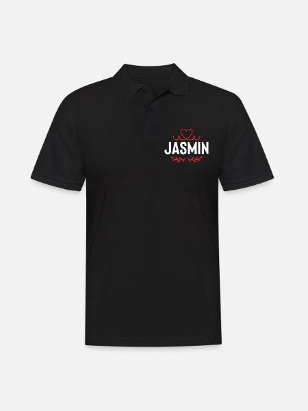 Jasmine - Men's Polo Shirt - black