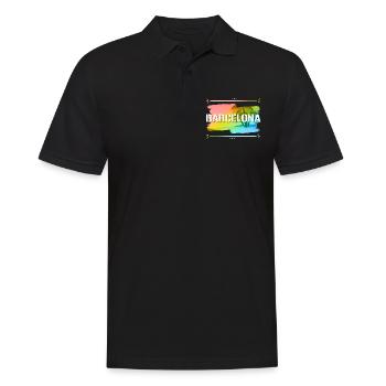 Barcelone - Polo Homme - noir - Devant - Kai (181cm)