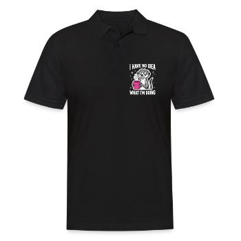 I Have No Idea What I'm Doing Erdmännchen Kaffee - Männer Poloshirt - Schwarz - Vorne - Kai (181cm)