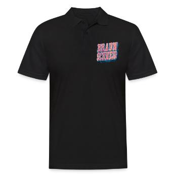 Braunschweig Germany City Font Vintage - Men's Polo Shirt - black - Front - Kai (181cm)