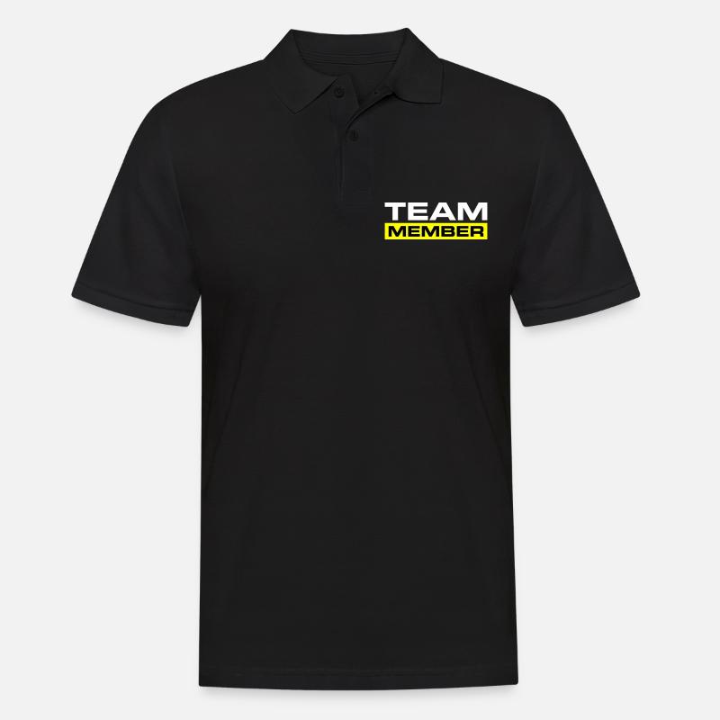 Team Member - Men's Polo Shirt - black