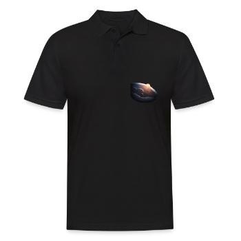 Sunrise over the ground - Men's Polo Shirt - black - Front - Kai (181cm)