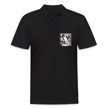 Infirmière spécialisée en services correctionnels en santé - Polo Homme - noir - Devant - Kai (181cm)