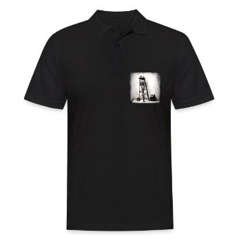 Painter's Passion - Kunst- Und - Männer Poloshirt - Schwarz - Vorne - Kai (181cm)