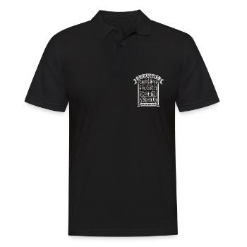 Les signets sont pour ceux qui abandonnent. - Polo Homme - noir - Devant - Kai (181cm)