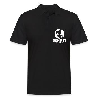 Precision in every bend – expertise of the - Men's Polo Shirt - black - Front - Kai (181cm)