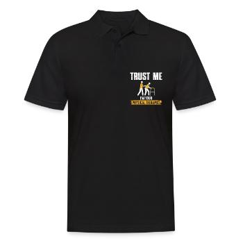 Comptez sur moi – la promesse de la - Polo Homme - noir - Devant - Kai (181cm)