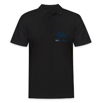 Read Work Life Balance – Bookworm Book Reading - Men's Polo Shirt - black - Front - Kai (181cm)
