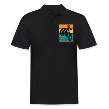 Supercross Offroad Enduro Motocross cadeau - Polo Homme - noir - Devant - Kai (181cm)