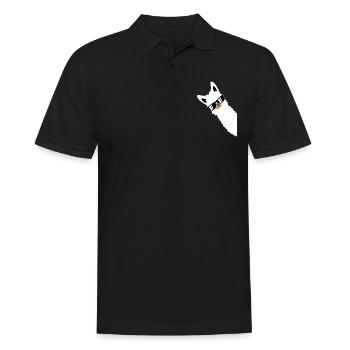 Lama Llama Alpaca with Sunglasses - Men's Polo Shirt - black - Front - Kai (181cm)