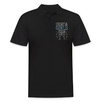 Tournée des filles en Croatie - Polo Homme - noir - Devant - Kai (181cm)