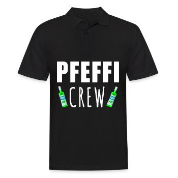 Pfefferminz Likör Pfeffi Vatertag Sauf - Männer Poloshirt - Schwarz - Vorne - Kai (181cm)
