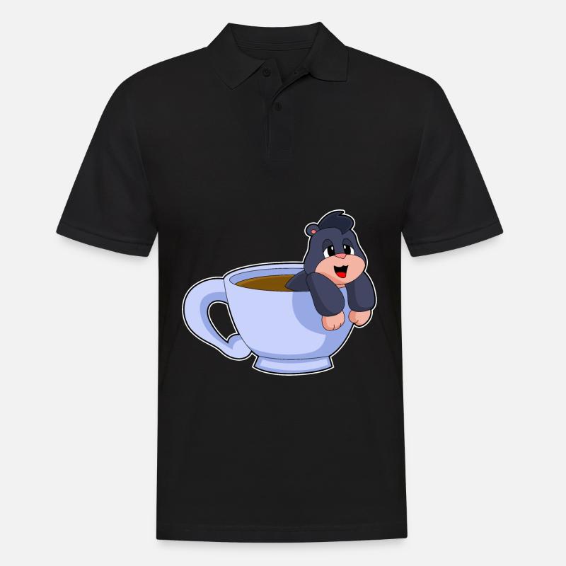 Tasse à café Mole - Polo Homme - noir