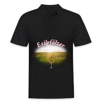 Lustiges Exilpfälzer Pälzer Pfälzer Pfalz Mundart - Männer Poloshirt - Schwarz - Vorne - Kai (181cm)