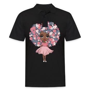 Afro-Américains Afrique - Polo Homme - noir - Devant - Kai (181cm)