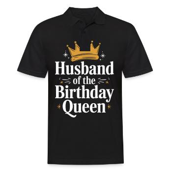 Ehemann Ehegatte Familie Hochzeit - Männer Poloshirt - Schwarz - Vorne - Kai (181cm)