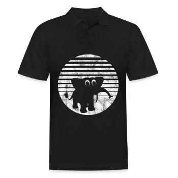 Eléphant éléphant pour enfants - Polo Homme - noir - Devant - Kai (181cm)