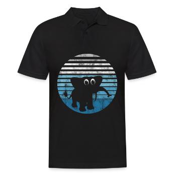 Eléphant éléphant pour enfants - Polo Homme - noir - Devant - Kai (181cm)