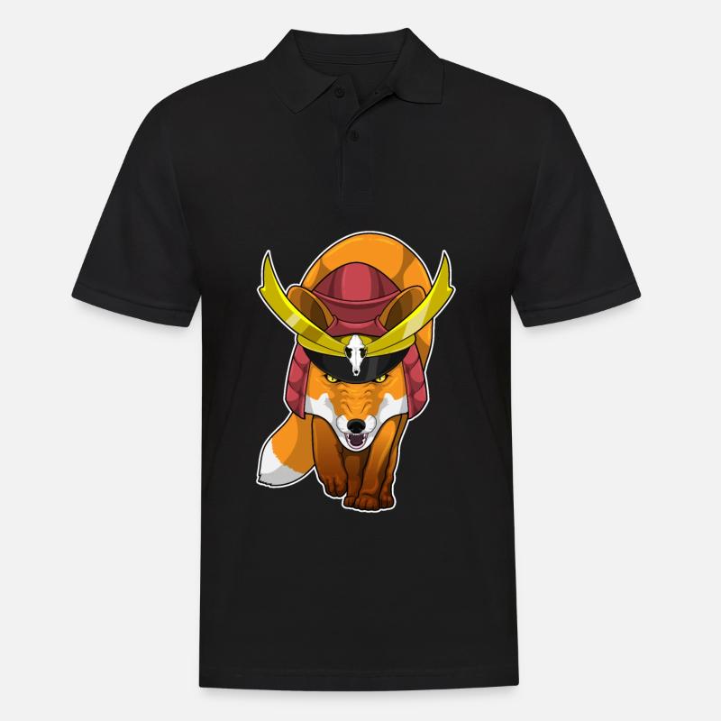 Arts martiaux Fox Samurai - Polo Homme - noir