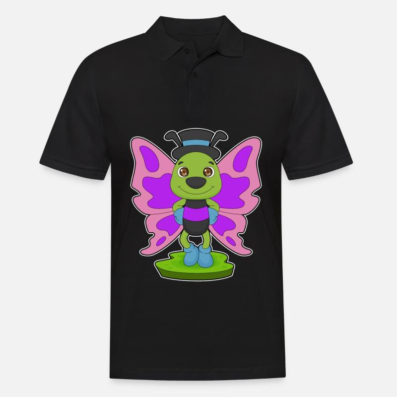 Cappello a farfalla - Polo da uomo - nero