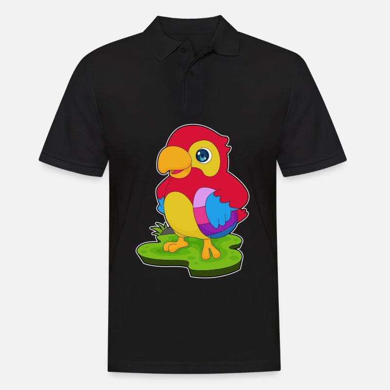 parrot Easter Easter egg - Men's Polo Shirt - black