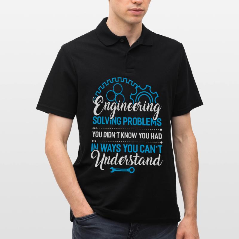 Engineer Mechanical Engineering Electrical Engineering Gift Men's Polo Shirt