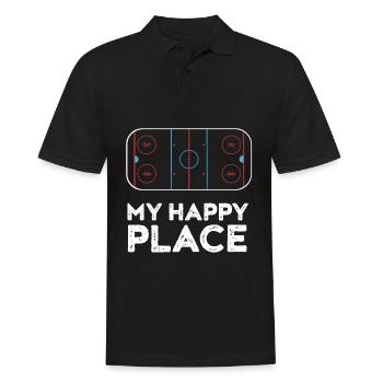 Hockey Indoor Hockey Ice Hockey Field Hockey Gift - Men's Polo Shirt - black - Front - Kai (181cm)