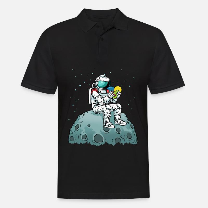 Astronaut Autism Awareness Autismus Bewusstsein - Männer Poloshirt - Schwarz