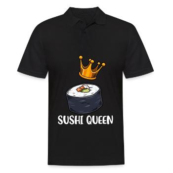 Sushi Shirt Frauen Japanisches Essen Koch Sushi - Männer Poloshirt - Schwarz - Vorne - Kai (181cm)