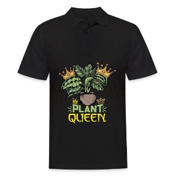 Amateur de plantes de panier marante Calathea plante - Polo Homme - noir - Devant - Kai (181cm)