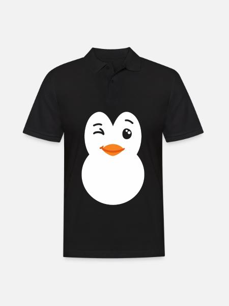 Penguin Costume - Men's Polo Shirt - black