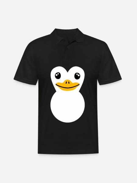 Penguin Costume - Men's Polo Shirt - black