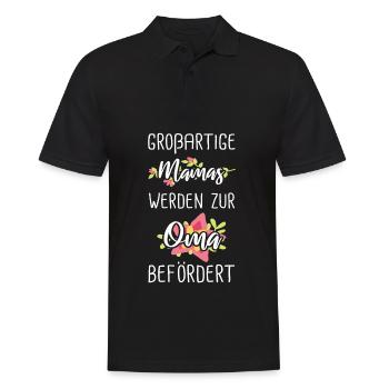 Grand-mère mère grand-mère - Polo Homme - noir - Devant - Kai (181cm)