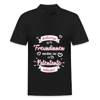 Großartige Freundinnen Patentante - Männer Poloshirt - Schwarz - Vorne - Kai (181cm)